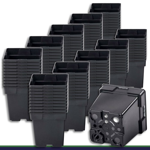 Pot fleurs 100 l noir - pot,