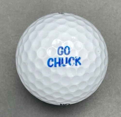 Chuck logo golf ball - golf,