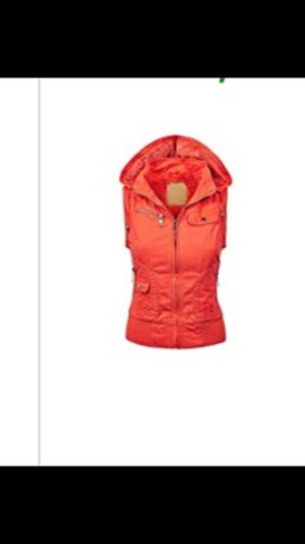 Woman coral inner fleece - coral, zip