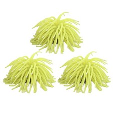 Lot De 3 Décorations De Corail Artificiel Pour Aquarium Boule D'oursin