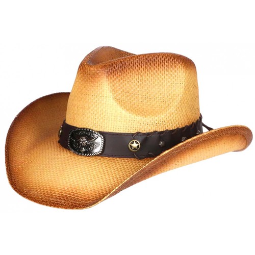 Chapeau country marron - country, paille