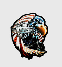 JARL/ Sticker Autocollant  Harley Davidson Motor Cycles / 6 x 6 cm