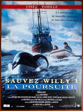Affiche SAUVEZ WILLY 3 La poursuite Sam PILLSBURY 40x60cm 