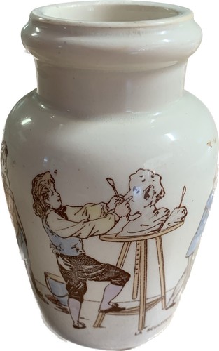 Pot moutarde faience k g - faience, k.g