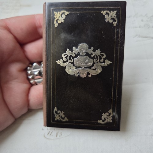 Carnet bal argent marqué - carnet,