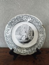 Assiette ancienne, Decor