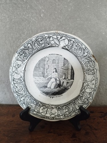 Assiette ancienne decor - assiette, ancienne,