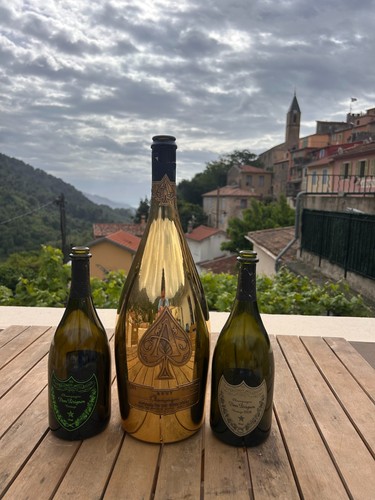 Collection bouteilles luxe