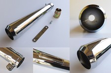 MEGAPHONE VIDE COURT CHROMÉ