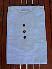 Chemise COL MAO manche courte Khmer 100% coton 3 boutons scarf Cambodge Asie
