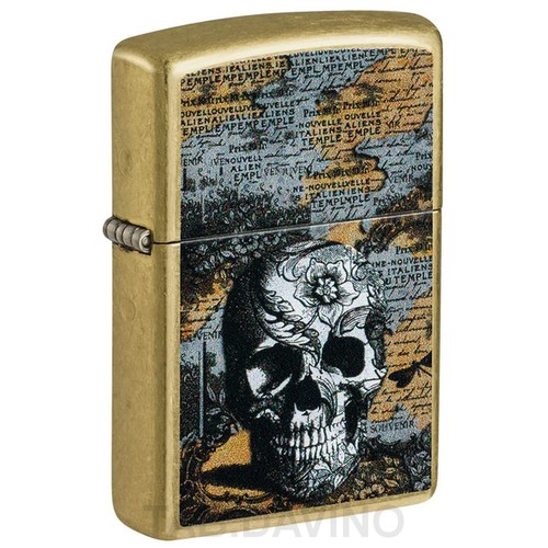 Zippo briquet floral tête - zippo,