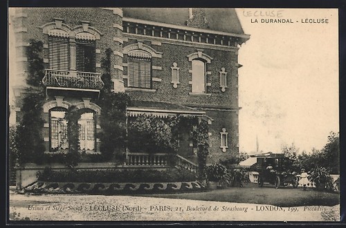 Cpa lécluse durandal - cpa, durandal,