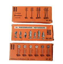 Jouef lot boites orange - jouef,