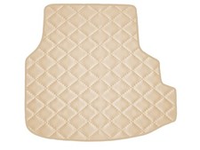 Matelassé Cuir artificiel BEIGE Tapis coffre pour Jaguar S Type berline 1999-200