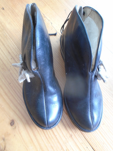 Bottines noires années - , 40