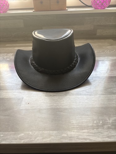 Chapeau cowboy cuir leather - chapeau,