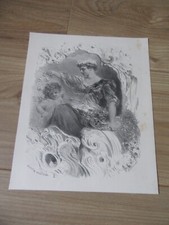 GRAVURE  1880 ORIGINALE LA