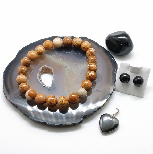 Edelfunde set bijoux jaspe - edelfunde,