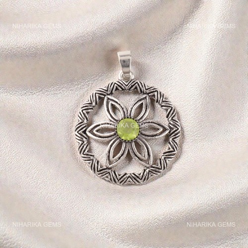 Pendentif argent 925 rond - argent,