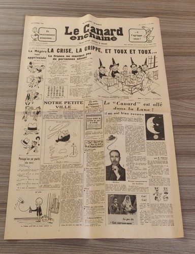 Canard enchaîné numéro - canard,