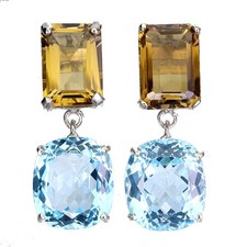 925 Argent Sterling Boucles