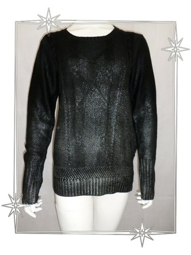 Pull fantaisie noir - pull,