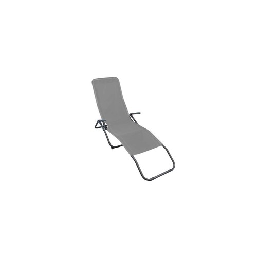 Transat jardin pliant - jardin, gris