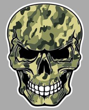 TETE DE MORT MILITAIRE STICKER