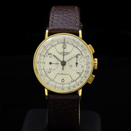 Longines chronographe 13zn - chronographe, or