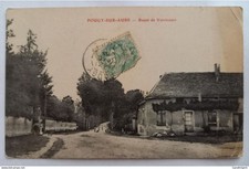 Pougy sur Aube (Aube) - Route de Verricourt - Petite cassure coin bas droit
