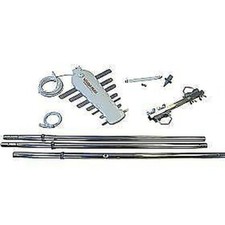 Vision Plus Logo 620 Complet Caravane Antenne Télé Système + 3 Section & Mât Fil