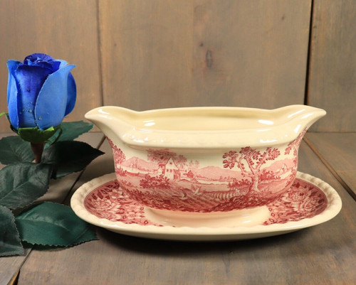 Saucière vintage faïence - vintage, en