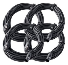4x Cable XLR 10m Microphone