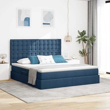 Lit de Rangement avec matelas avec tête de lit Cuir synthétique Moderne vidaXL v