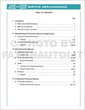 1972 Chevrolet Dealer Service