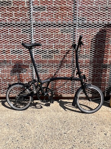 Brompton folding bicycle m2l - folding, c