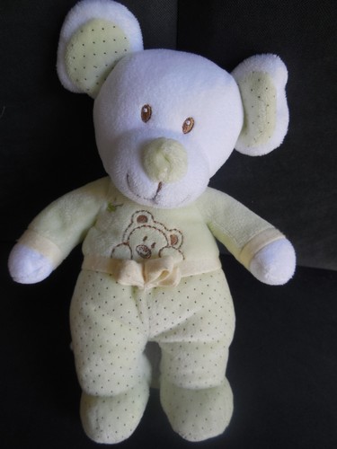 Doudou peluche souris - doudou, blanc