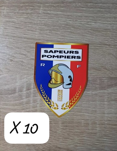 Stickers sapeurs pompiers x10 - stickers,