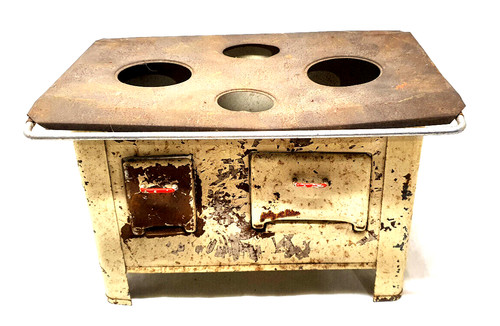 Ancienne cuisinière tôle - ancienne, en