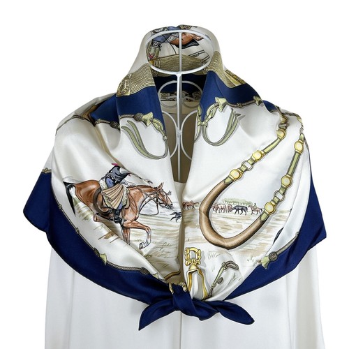 Foulard vintage soie hermes - en,