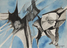 Christian CHENARD- Peinture signée- Composition