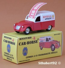 Car-Horse Citroen 2cv 2 cv  fourgonnette Rivella style Dinky cij jrd