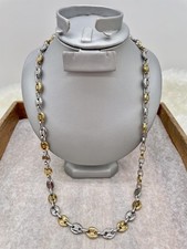 Collier gourmette maille grain
