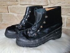 CHAUSSURES BOTTES BOTTINES MONTAGNE AIGLE FOURRURE NOIRE VINTAGE  ☃️❄️