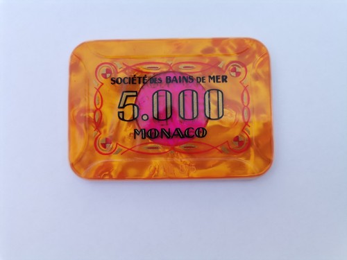 Jeton plaque casino sbm - plaque,