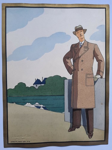 Manteau chapeau homme chic - chapeau,