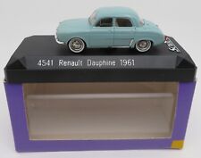 MADE IN FRANCE SOLIDO RENAULT DAUPHINE VERT BLEU 1961 #4541 1/43 IN BOX GARAGE