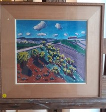 Tableau de René seyssaud . Gouache sur papier. v1685.