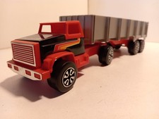 Joustra F GMC Pacific semi remorque benne basculante tole 1/32 Bon Etat
