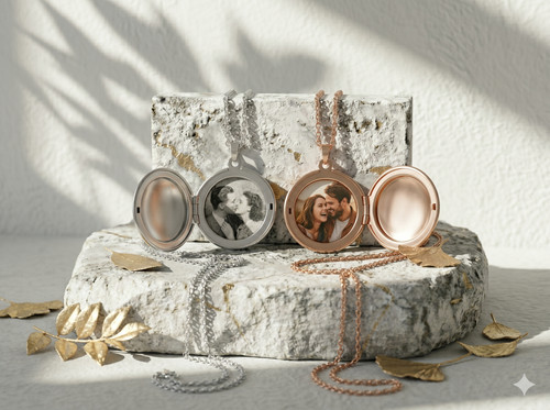 Collier couple personnalisé